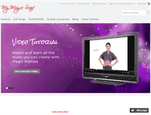 Tablet Screenshot of mymagicscarf.com